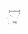 Spot LED GU10 5W - MR16, 420lm, 120 degrés, 6000K blanc froid