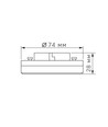 Ampoule LED GX53 12W - Blanc chaud