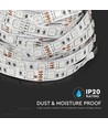 Kit ruban LED RGB 5m 7W/m - 12V DC, IP20, 60 LED par mètre