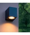 Applique murale GU10 pour éclairage de façade - IP54 extérieur, aluminium, sans source lumineuse