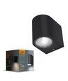 Applique murale de façade 3W - Noir, 180lm, 2700K, IP54 extérieur, aluminium