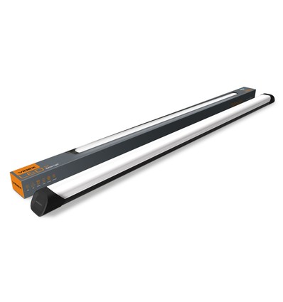 Réglette LED 120cm 72W - 5000K, noir, 8000 lumens