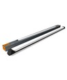Réglette LED 120cm 72W - 5000K, noir, 8000 lumens