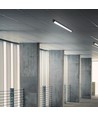 Réglette LED 120cm 72W - 5000K, noir, 8000 lumens