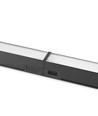 Réglette LED 60cm 24W - 2400lm, 5000K, noir, 5 ans de garantie, intérieur