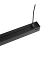 Réglette LED 60cm 24W - 2400lm, 5000K, noir, 5 ans de garantie, intérieur