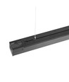 Réglette LED 60cm 24W - 2400lm, 5000K, noir, 5 ans de garantie, intérieur
