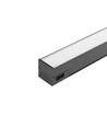 Réglette LED 120cm 50W, noir - 5000lm, IP20, connectable, 5 ans de garantie