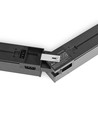 Réglette LED 120cm 50W, noir - 5000lm, IP20, connectable, 5 ans de garantie