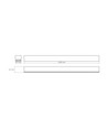 Réglette LED 120cm 50W, noir - 5000lm, IP20, connectable, 5 ans de garantie