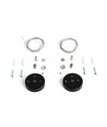 Kit de suspension 1,5m pour réglettes LED - Noir, 2 câbles, kit de montage inclus