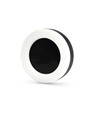 Hublot LED 15W applique/plafonnier, noir - 1550lm, IP65, 5000K, 190x190mm, extérieur/intérieur