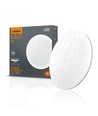 Plafonnier LED 24W - Ø32,6cm, 4000K, IP44, flicker free, bord blanc