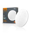 Plafonnier LED Mila 48W - 4320lm, IP44, 4000K, 48x48cm, bord blanc