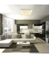 Plafonnier LED 72W avec télécommande - Dimmable, 2700-6000K, flicker free, bord blanc