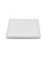 Plafonnier LED 24W, carré - 2900lm, 4000K, 29x29cm, bord blanc, IP20 intérieur