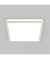 Plafonnier LED 24W, carré - 2900lm, 4000K, 29x29cm, bord blanc, IP20 intérieur
