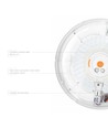 Hublot LED 30W à détecteur et secours - watt/CCT réglable, IP44, batterie