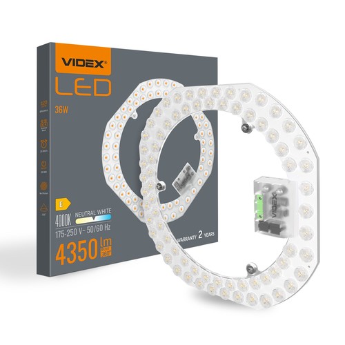 Module LED 36W - 4000K, 4350lm, IP20 intérieur, 270x270mm