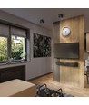 Spot en saillie GU10 - Noir, aluminium, IP20 intérieur, sans source lumineuse