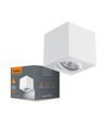 Spot en saillie GU10 - Blanc, 8x8x8,5 cm, IP20 intérieur, sans source lumineuse