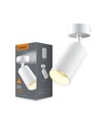 Spot en saillie GU10 Grant - Blanc, rond, orientable, sans source lumineuse