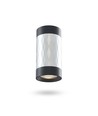 Spot plafonnier GU10 - Noir, aluminium, sans source lumineuse, IP20 intérieur