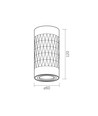 Spot plafonnier GU10 - Noir, aluminium, sans source lumineuse, IP20 intérieur