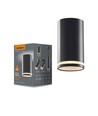 Spot de plafond GU10 - noir, montage en saillie, sans source lumineuse