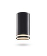 Spot de plafond GU10 - noir, montage en saillie, sans source lumineuse