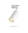 Spot sur rail monophasé GU10 - Blanc, sans source lumineuse, 1F2W