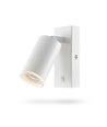 Spot mural GU10 - Blanc, aluminium, IP20 intérieur, sans source lumineuse