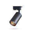 Spot sur rail monophasé Lonzo GU10 - Sans source lumineuse, noir, 1F2W