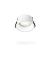 Spot encastrable GU10 - Carré, blanc, aluminium, IP20 intérieur, sans source lumineuse