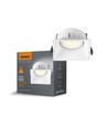 Spot encastrable GU10 - Carré, blanc, aluminium, IP20, sans source lumineuse