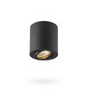 Spot de plafond GU10 orientable - Noir, finition mate, IP20 intérieur, sans source lumineuse