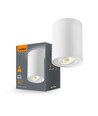 Spot de plafond GU10 - Blanc, Ø9,6cm, hauteur 12,5cm, sans source lumineuse