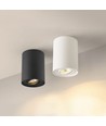 Spot de plafond GU10 - Blanc, Ø9,6cm, hauteur 12,5cm, sans source lumineuse