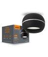 Spot encastrable GX53 - Noir, aluminium, IP20, 90x90mm, trou: Ø7,3-7,7 cm, sans source lumineuse