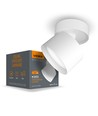 Spot plafonnier GX53 - Blanc, aluminium, 80x80x82 mm, IP20 intérieur, sans source lumineuse