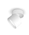 Spot plafonnier GX53 - Blanc, aluminium, 80x80x82 mm, IP20 intérieur, sans source lumineuse