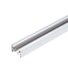 Rail de 1m pour spot sur rail - Blanc, 1F2W, monophasé
