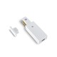 Connexion électrique pour rail monophasé - Blanc, 1F2W
