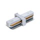 Connecteur pour spot sur rail monophasé - Blanc, 1F2W