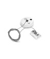 Suspension par câble pour spot sur rail - 1 pièce, blanc