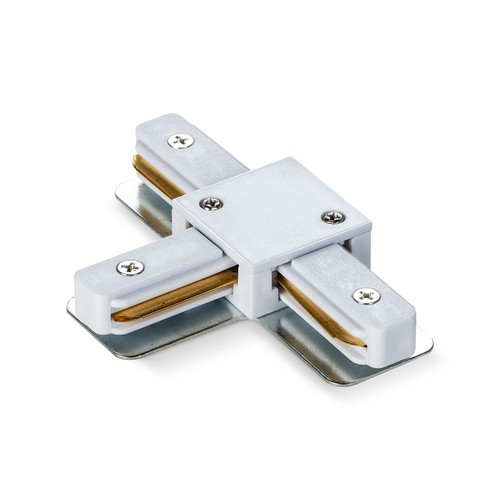 T-connecteur pour rail monophasé - Blanc, 1F2W