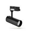Spot sur rail 1 phase 10W - 36 degrés, 4000K, Noir, IP20, RA80
