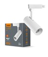 Spot sur rail blanc 10W - 800lm, 36 degrés, 4000K, IP20 intérieur