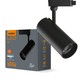 Tor spot sur rail RA90 - 20W, noir, monophasé, 1F2W