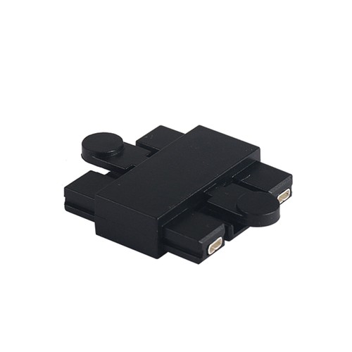 Connecteur magnétique pour système de rail - Noir, connecteur droit, IP20 intérieur